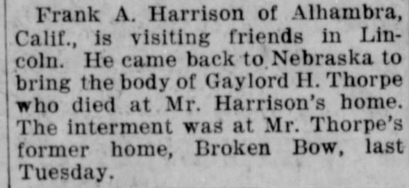Obituary for Frank A. Harrison